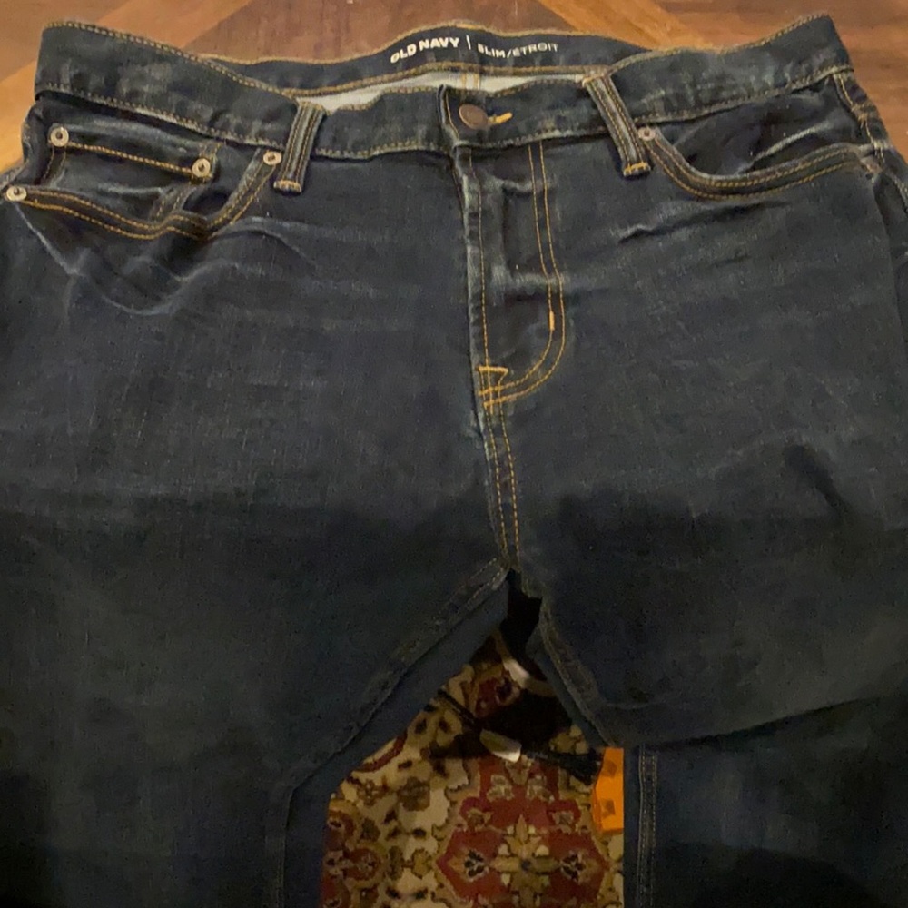 Dark Blue Jeans Waist 34
